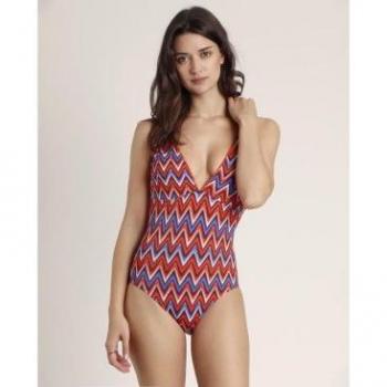 Costume da Bagno Admas Ethnic Waves Arancione 40