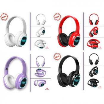 Auriculares Plegables RoyLuz 5.0 – Bluetooth, LED, y Variedad de Tonos