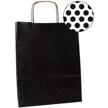 Bolsas Apli Kraft 24 x 11 x 31 cm 100 g color negro