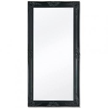 VidaXL Baroque Wall Mirror 120x60 cm Black
