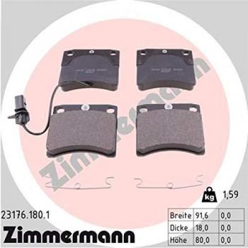 ZIMMERMANN 23176.180.1 Pastilhas de freio
