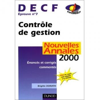 Contrôle de gestion, DECF épreuve numéro 7. Nouvelles annales 2000