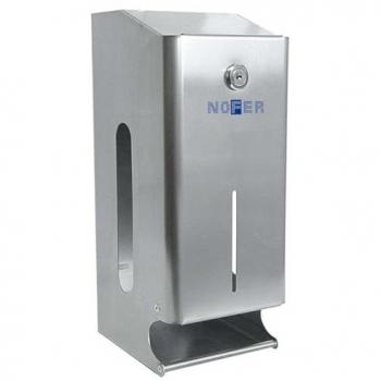 Distributeur de Papier Toilette Inox 2 Rouleaux