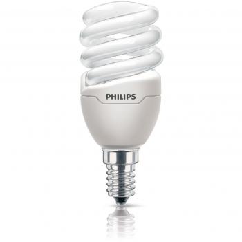 Philips 8727900926606 Tornado Mini Lampadina 8W Salva Energia E14 Bianco Caldo