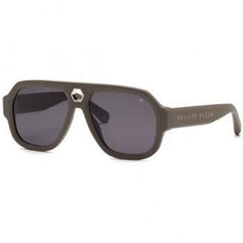 Philipp Plein SPP143 6S9M Women’s Matte Kaki Cat‑3 Sunglasses