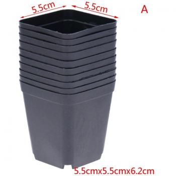 10pcs Black Planter Trays for Small Plants