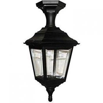 Elstead Kerry Outdoor Coastal Pedestal Light Black IP44 E27