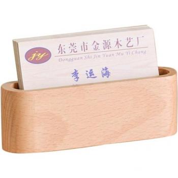 Exhibidor de Tarjetas en Caja de Madera