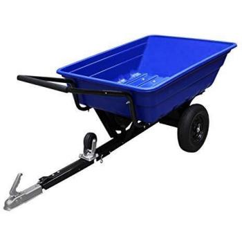 Carrello Carretto da Giardino con Pneumatici da Strada per Giardinaggio e Attivita all'Aria Aperta