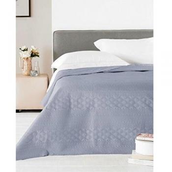 Silver Matte Satin Bedspread