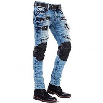 Cipo & Baxx Denim Hosenmodell CD342 – Hellblau, 33W × 32L