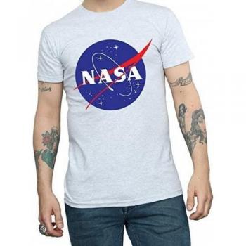 T-shirt uomo con emblema NASA invecchiato