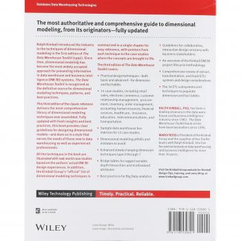 The Data Warehouse Toolkit: The Definitive Guide to Dimensional Modeling