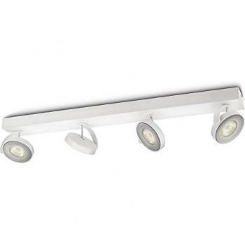 Signify Philips myLiving LED Spot Clockwork 4flg 2000lm Weiß