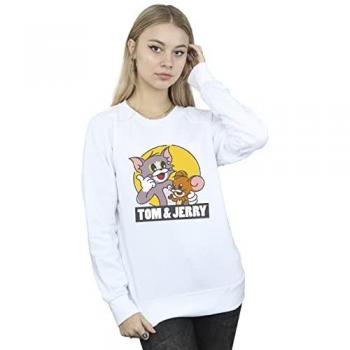 Sweat à Capuche Femme Tom et Jerry Logo Sketch