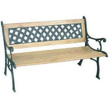 Legno Intrecciato: Panchina da Giardino 2 Posti