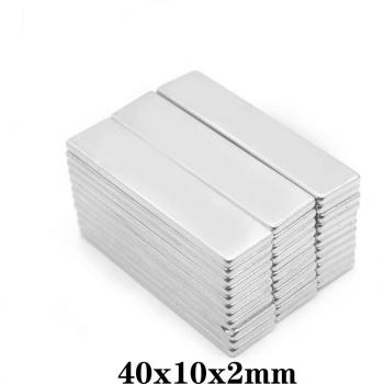 Super Strong Neodymium Magnets 40x10x2mm (5~100PCS)