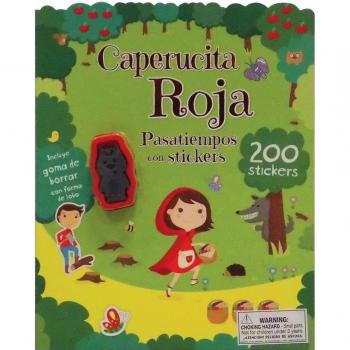 Caperucita Roja. Pasatiempos con stickers
