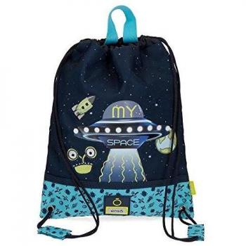 Bolsa de Merienda Enso My Space Azul para Niños