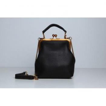 Top Handle Shoulder Bag with Chain
