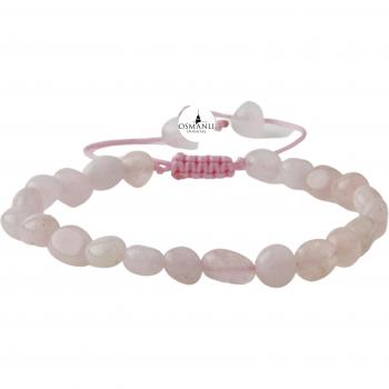 Pendentif Élégance Rose Quartz