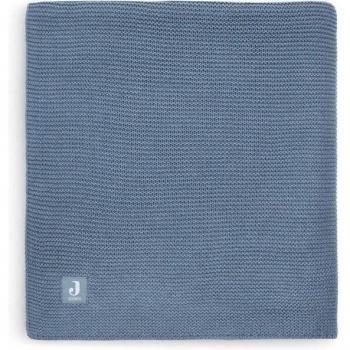 Jollein Denim‑Knit Decke – 100 × 150 cm, Blau