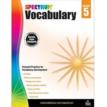 Spectrum Vocabulary, Grade 5
