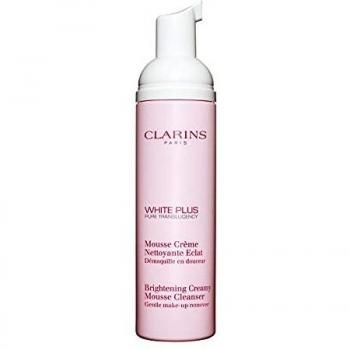 Clarins White Plus Pure Translucency Brightening Creamy Mousse Cleanser 5oz