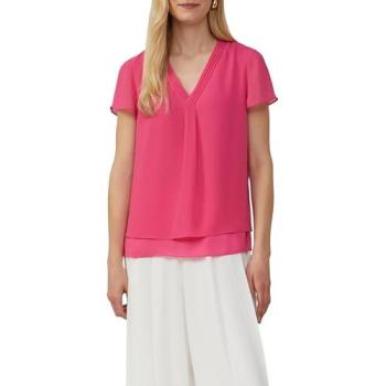 Kurzärmelige Bluse Feinfühliger Layering-Look