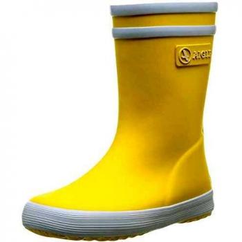 Wasserfeste Aigle Baby Flac Stiefel für Kinder, Gelb (Orange)