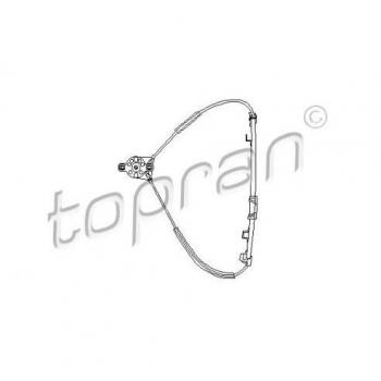 TOPRAN Lève-vitre avant droite 102 887 pour VW Golf II, Polo et Jetta