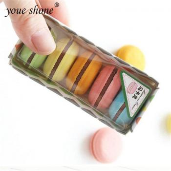 Macaron Keks Radierer Set