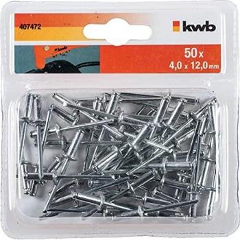 Blind Rivets 4 mm x 12 mm Aluminium