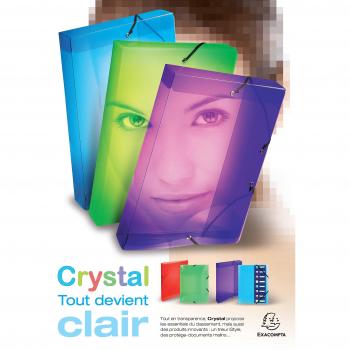 Récipient de protection Polypropylène Exacompta 180 vues