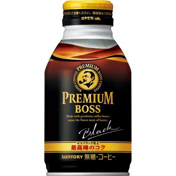 Suntory Coffee Premium Boss Black 285 g Can Set