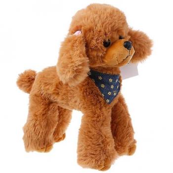 Peluche Encantador de Caniche Marrón Claro
