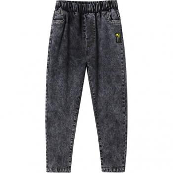 Pantalon Enfant Denim Couleur Unie
