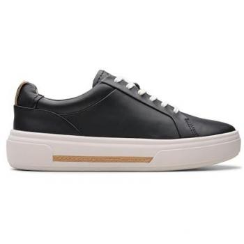 Black Leather Hollyhock Walk Trainers by Clarks – UK 6 Women’s