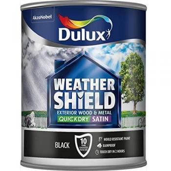 Dulux Weather Shield Quick Dry Satin Paint, 750 ml
