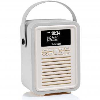 Portable Retro Mini DAB/DAB+ Digital Radio with Alarm
