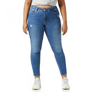 ONLY Wauw Life Skinny Jeans Damen Mittelblau Denim M