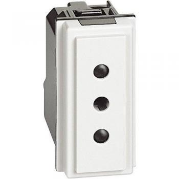 Presa 2P+T Bticino Living Now 10A 250V Bianco