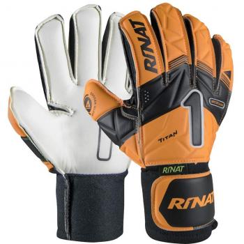 Rinat Kindertitan AS Torhüter-Handschuh 6 – Orange/Schwarz