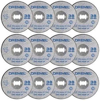 Dremel SC456B Lot de 12 Disques EZ SpeedClic à Tronçonner/Découper les