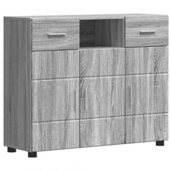 Cassetto credenza Sonoma 88,5×30,5×73 cm in legno multistrato grigio
