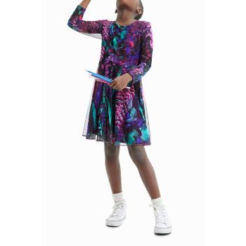 Renda de Tule 7/8 Preto Desigual – Vestido Infantil