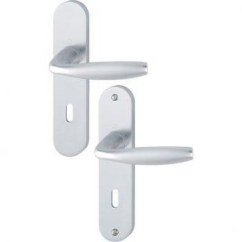 Accès NY HOPPE : poignée clé L 165 mm, aluminium anodisé