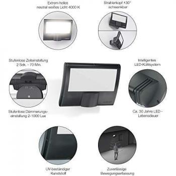 Steinel LED Strahler XLED Curved Bewegungsmelder Flutlicht Fluter IP44 Neuwertig