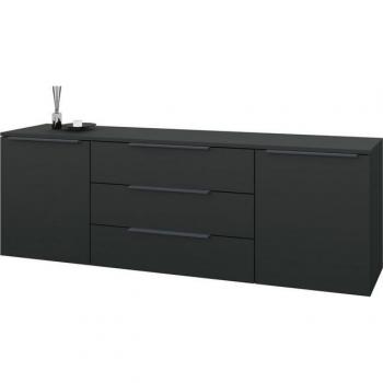 Borchardt Möbel Sideboard Tom – Mattschwarz