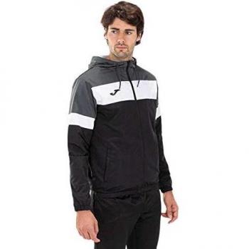 Joma Herren Outdoor Crew IV Regenjacke – Schwarz/Anthra – S